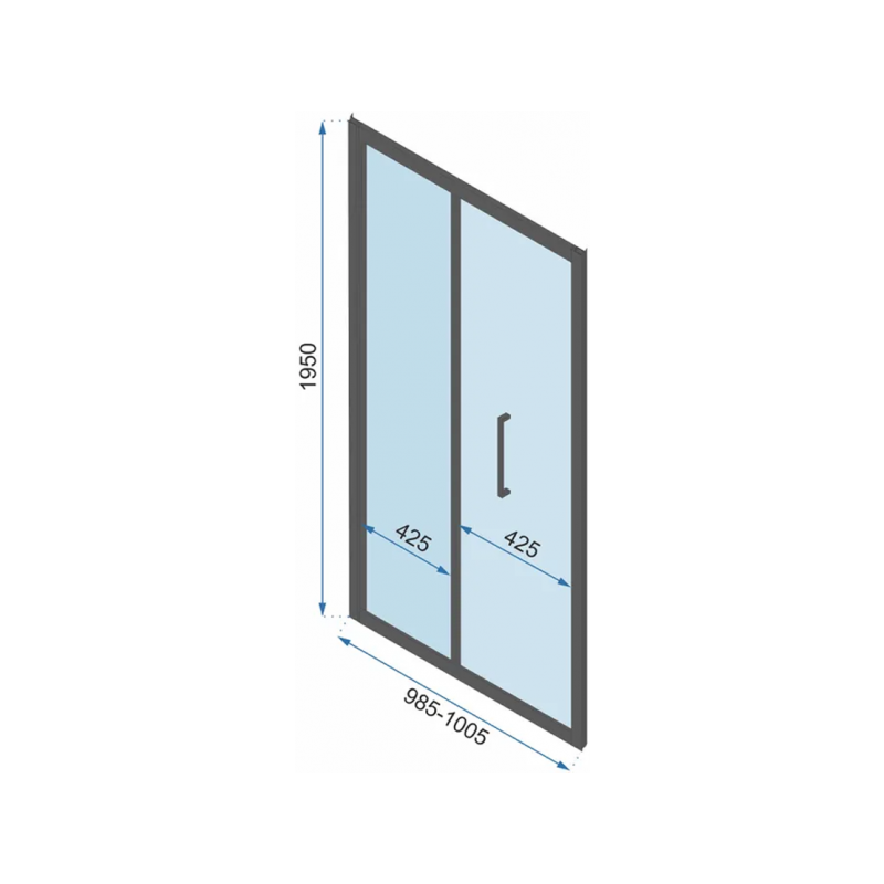 Душевая дверь Rea Rapid Fold REA-K6420 параметры