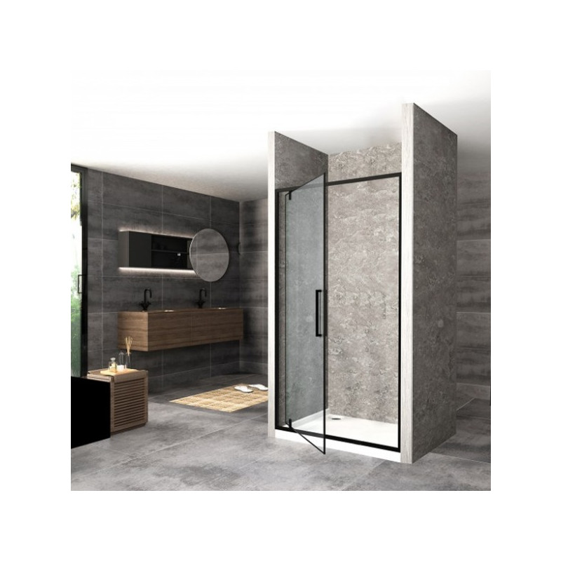 Душевая дверь Rea Rapid Swing REA-K6407 с раскрытой дверцей