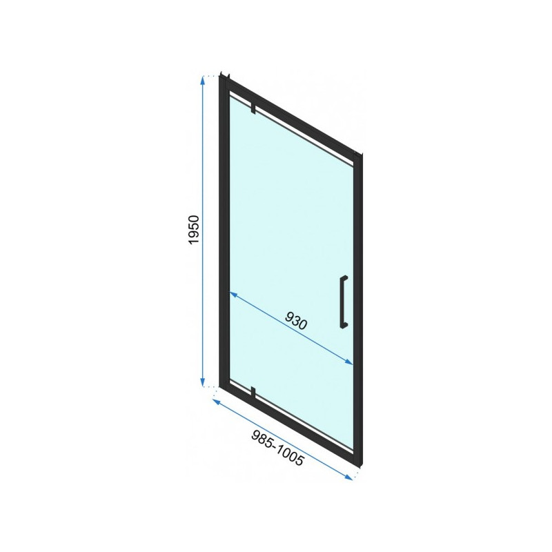 Душевая дверь Rea Rapid Swing REA-K6410 параметры