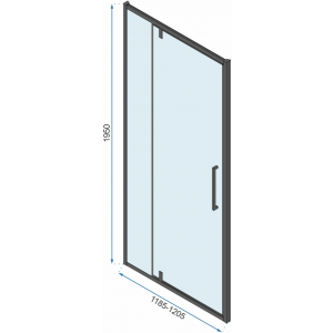 Душевая дверь Rea Rapid Swing REA-K6413 параметры