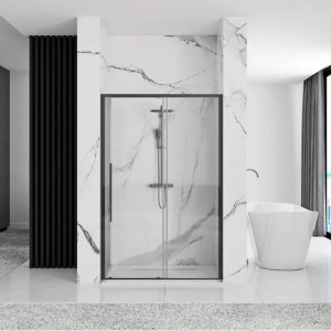 Душевая дверь Rea Solar Black REA-K6359 вид спереди