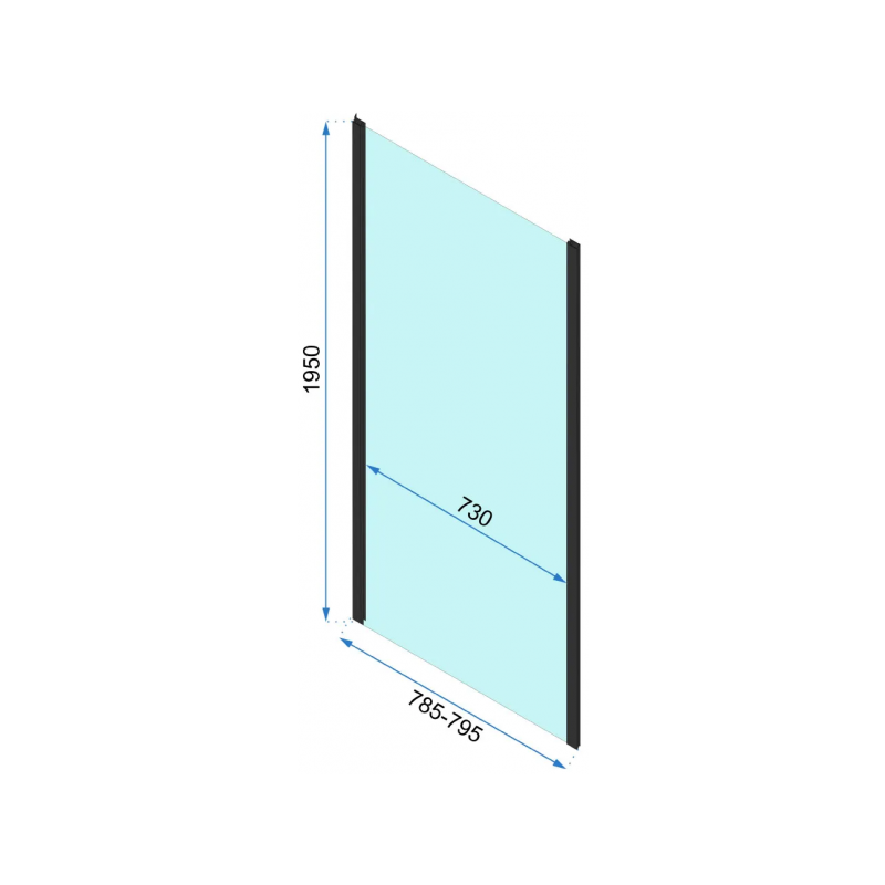 Душевая стенка Rea Rapid REA-K6421 параметры