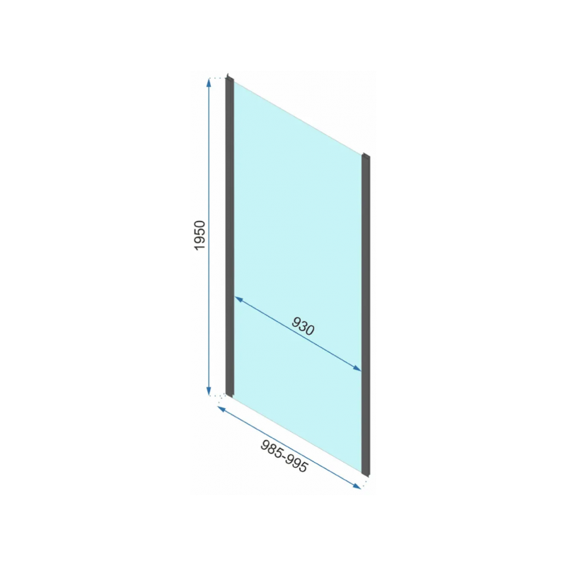 Душевая стенка Rea Rapid REA-K6423 параметры