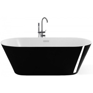 Ванна акриловая Calani Lester White/Black CAL-W0101 160x74