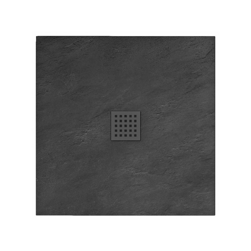 Душевой поддон Rea Rock Black REA-K4581 90x90