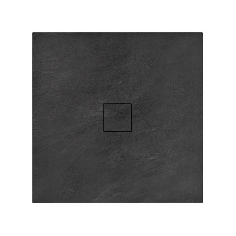 Душевой поддон Rea Stone Black REA-K9601 90х90