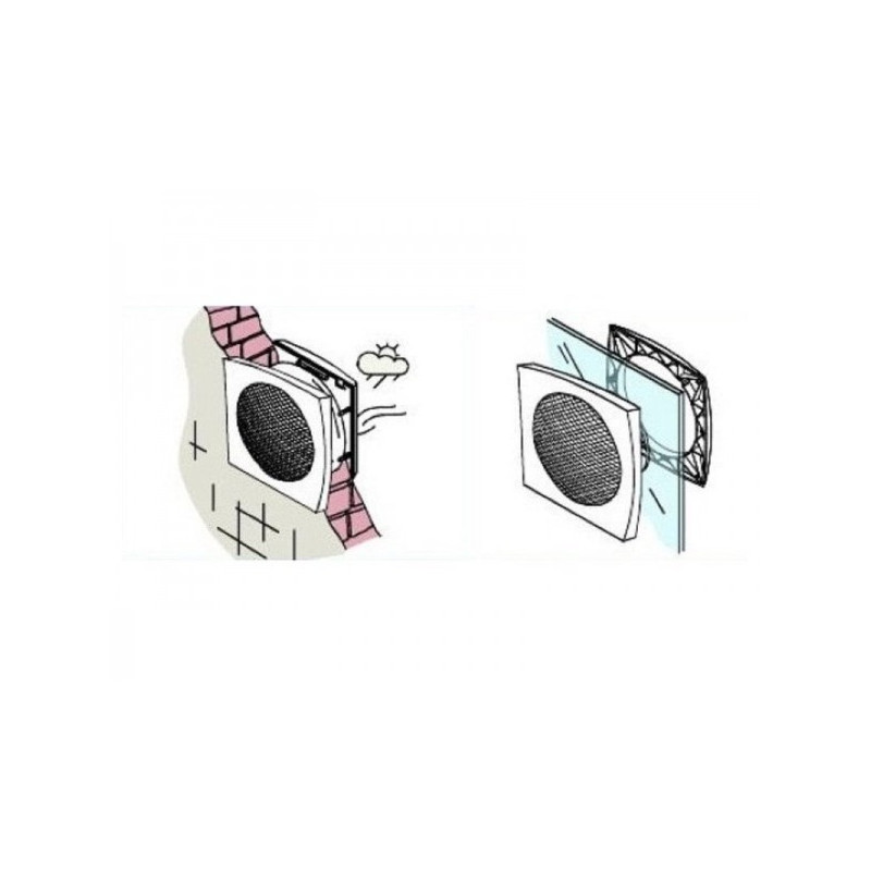 Вытяжной вентилятор CATA LHV 400 монтаж