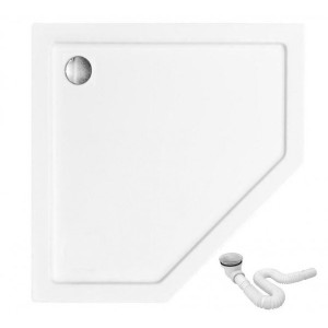 Душевой поддон Rea Diamond REA-K6522 90x90 с сифоном