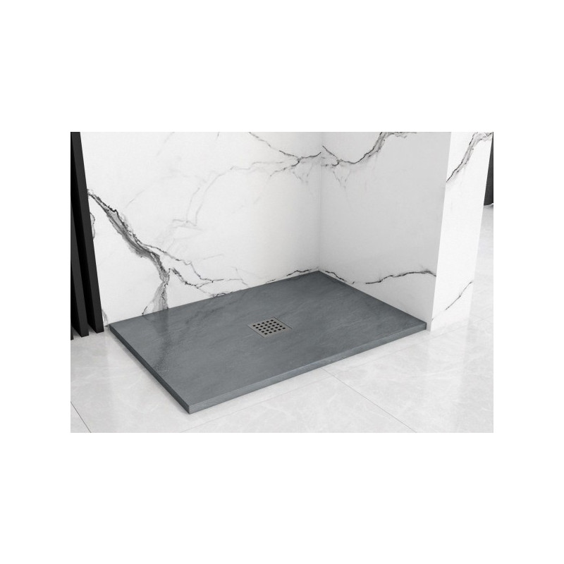 Душевой поддон Rea Rock Grey REA-K4584 120x90 в интерьере