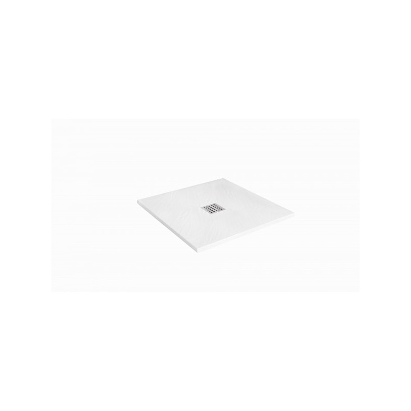 Душевой поддон Rea Rock White REA-K5580 90x90 сбоку