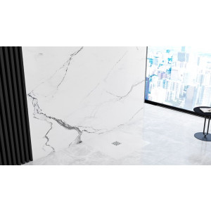 Душевой поддон Rea Rock White REA-K5580 90x90 в интерьере