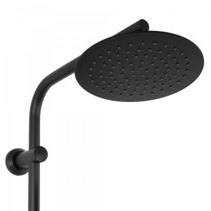 Душевая система Rea Bliss Black REA-P8804 верхний душ