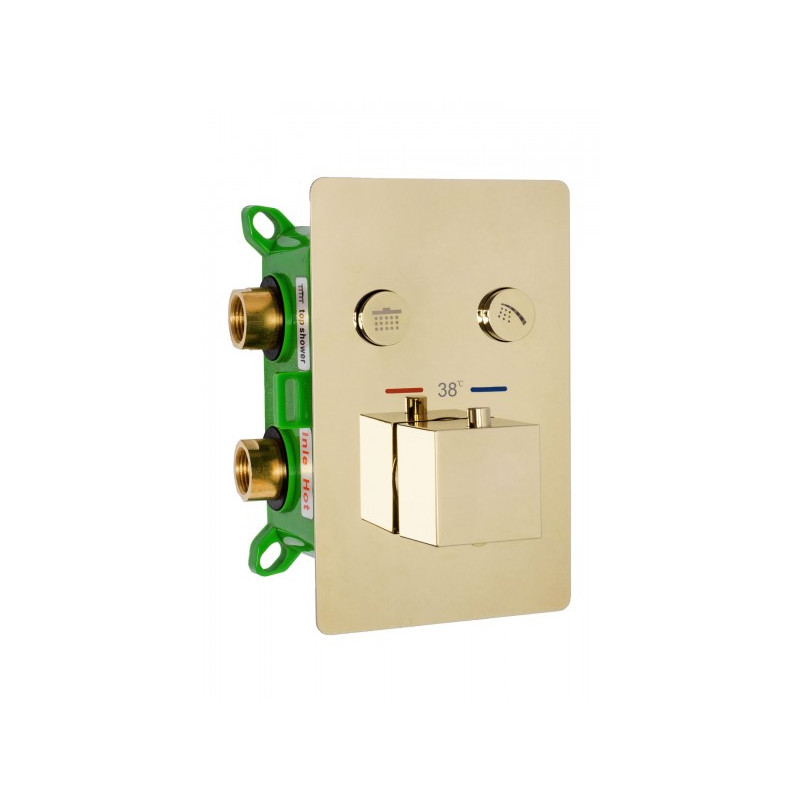 Душевая система Rea Davis L.Gold REA-P6324 термостат