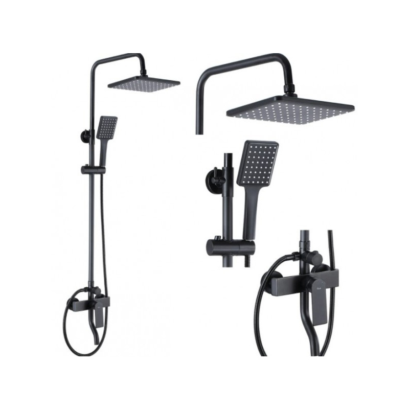 Душевая система Rea Hass Black REA-B9968 комплект