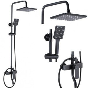 Душевая система Rea Hass Black REA-B9968 комплект