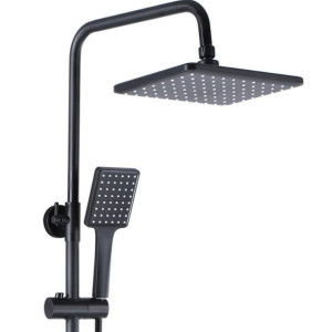 Душевая система Rea Hass Black REA-B9968 верхний душ и лейка