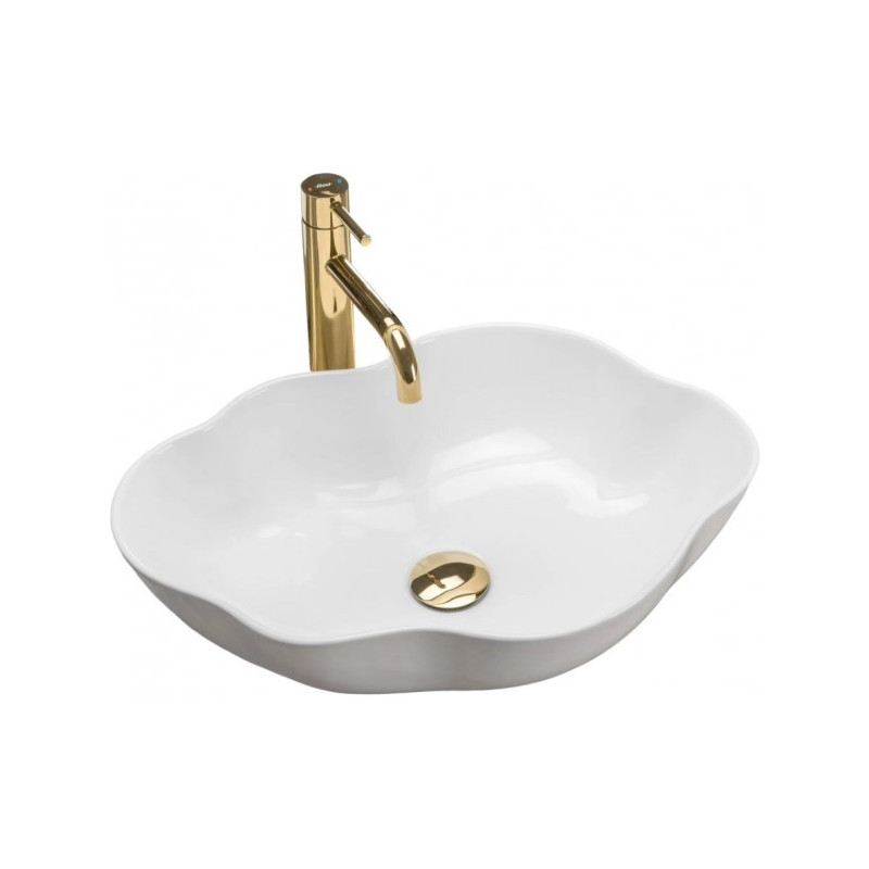 Умывальник Rea Pearl White