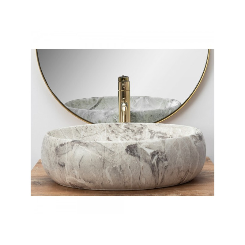 Умывальник Rea Linda Stone - вид спереди