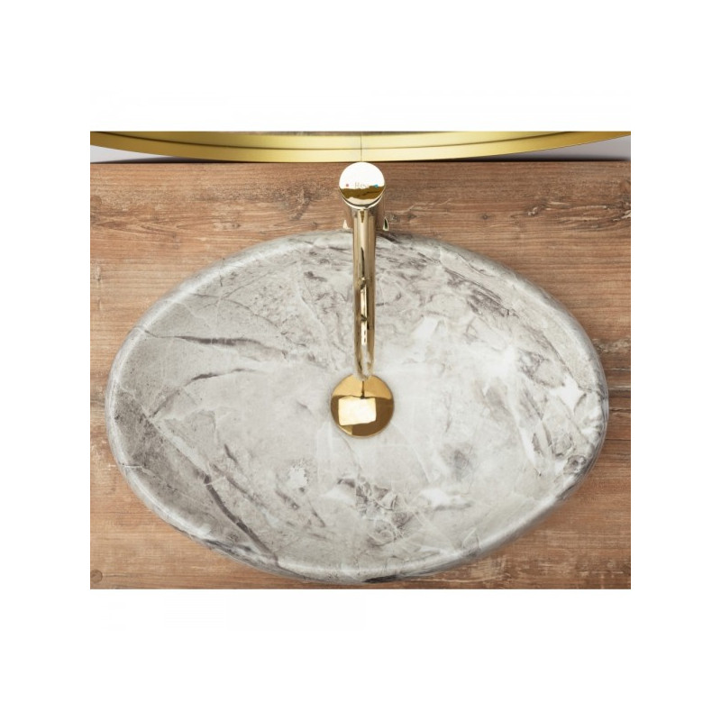 Умывальник Rea Linda Stone - вид сверху