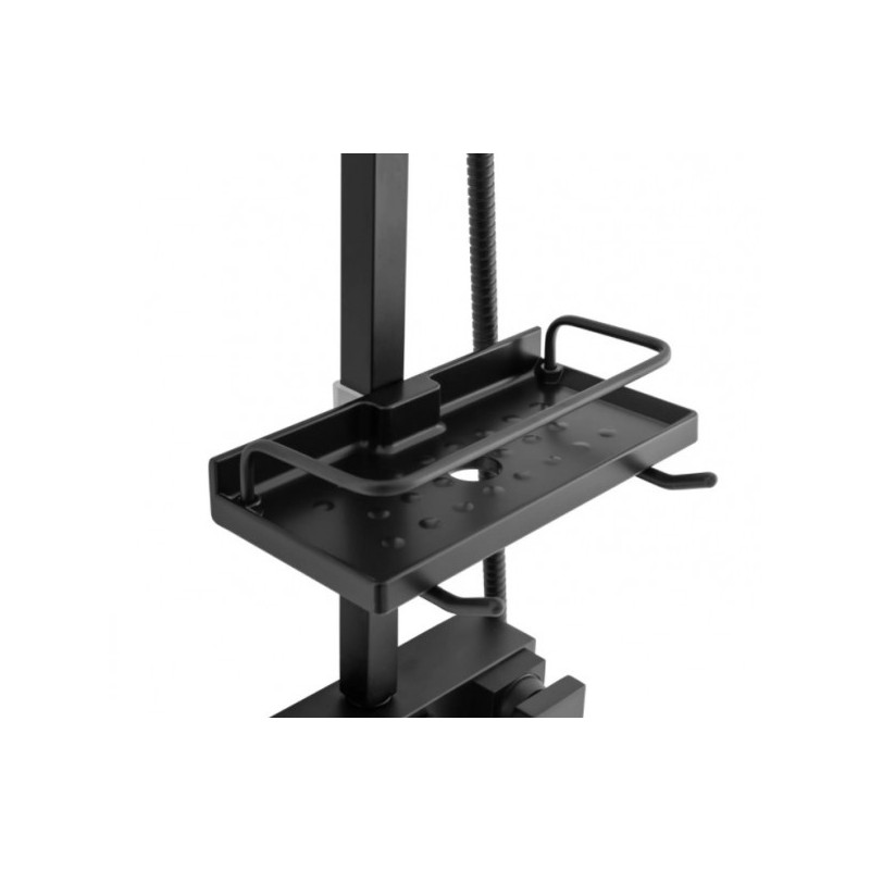 Душевая система Rea Jack Black REA-P7009 полка