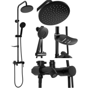 Душевая система Rea Luis Black REA-P7005 комплект