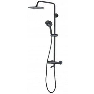 Душевая система Rea Lungo Black REA-P4113 сбоку