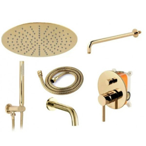 Душевая система Rea Lungo Gold REA-P4125 комплект