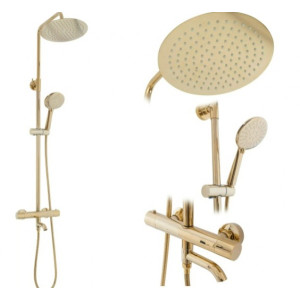 Душевая система Rea Lungo Gold REA-P4114 комплект