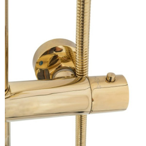 Душевая система Rea Lungo Gold REA-P4114 термостат