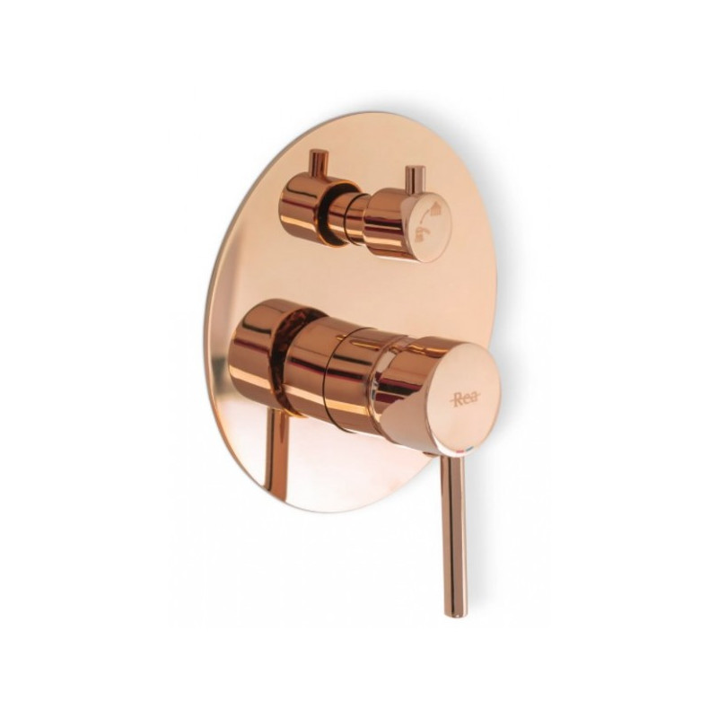 Душевая система Rea Lungo Rose Gold REA-P4111 смеситель