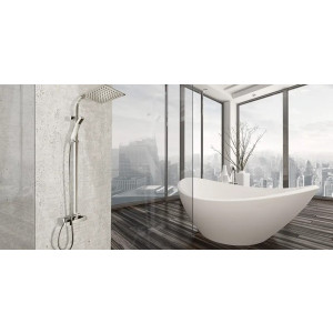 Душевая система Rea Milan REA-P0222 в ванной