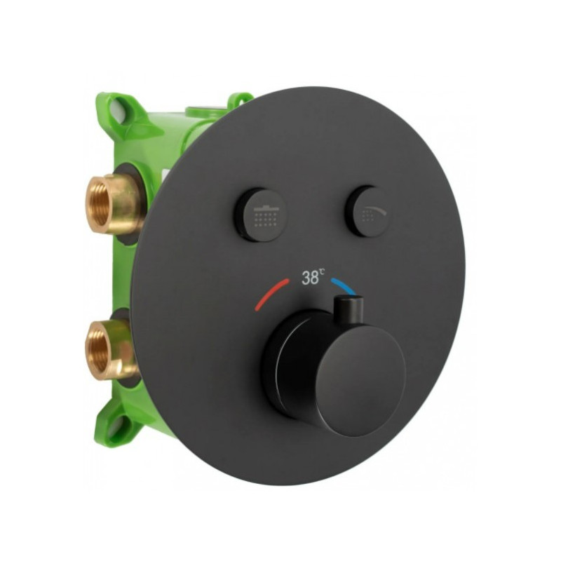 Душевая система Rea Miler Black REA-P6713 смеситель