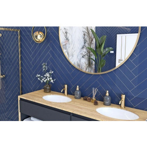 Умывальник Rea Nel White - общий вид