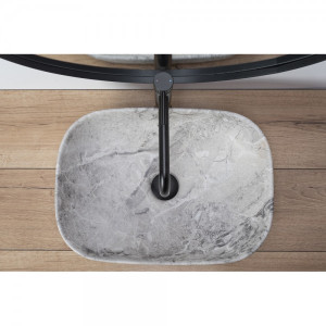 Умывальник Rea Livia Stone - вид сверху