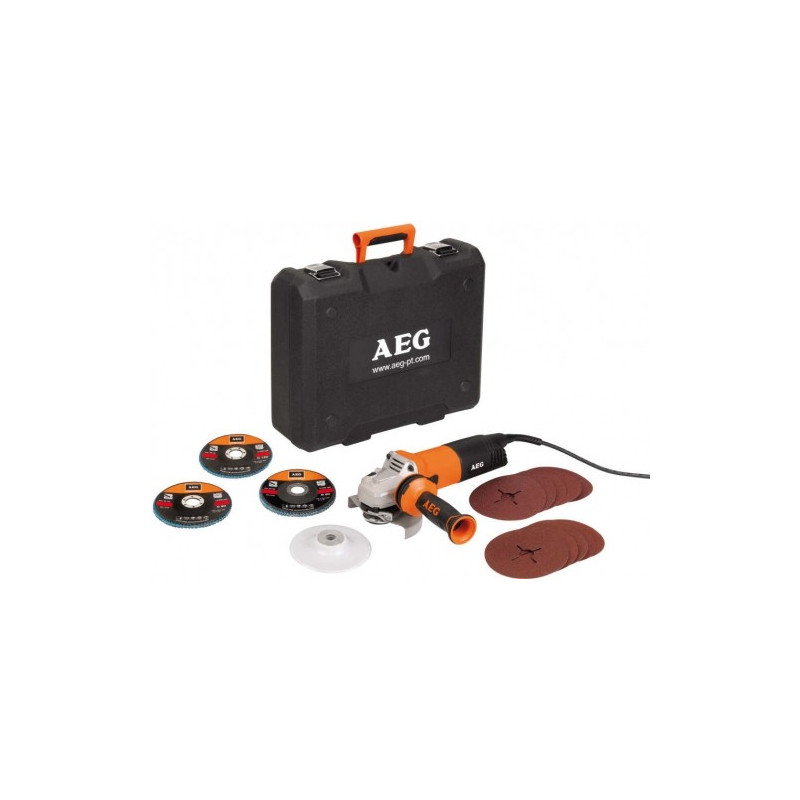 Комплектация угловой шлифмашины AEG Powertools WS13-125SXEK 4935451310
