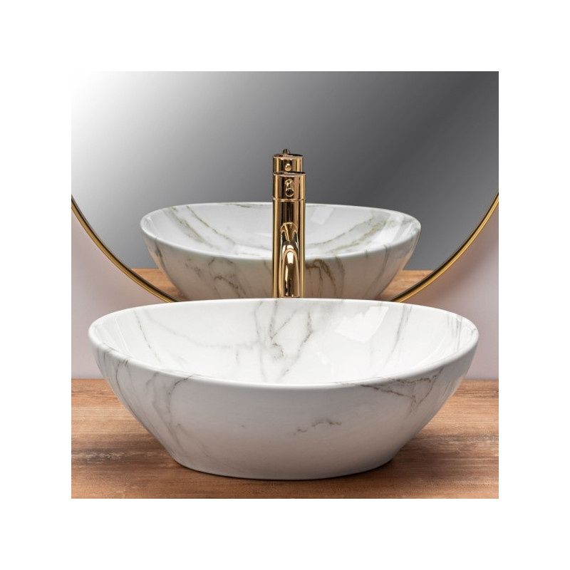 Умывальник Rea Sofia Shiny Aiax - вид спереди