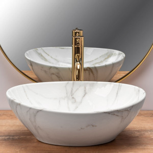 Умывальник Rea Sofia Shiny Aiax - вид спереди