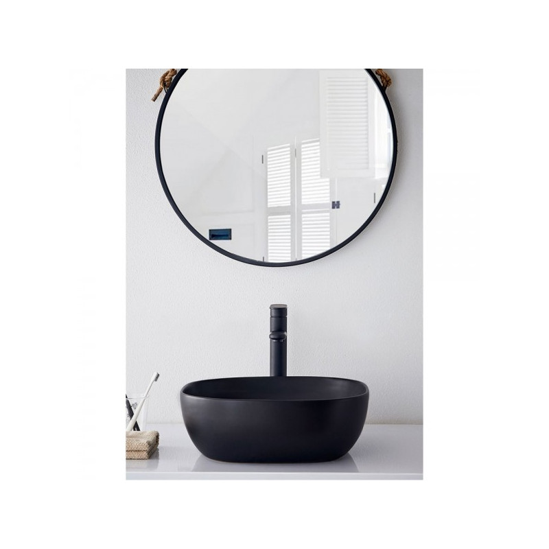 Умывальник Rea Belinda Black Matt -