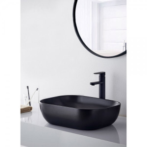 Умывальник Rea Belinda Black Matt - общий вид