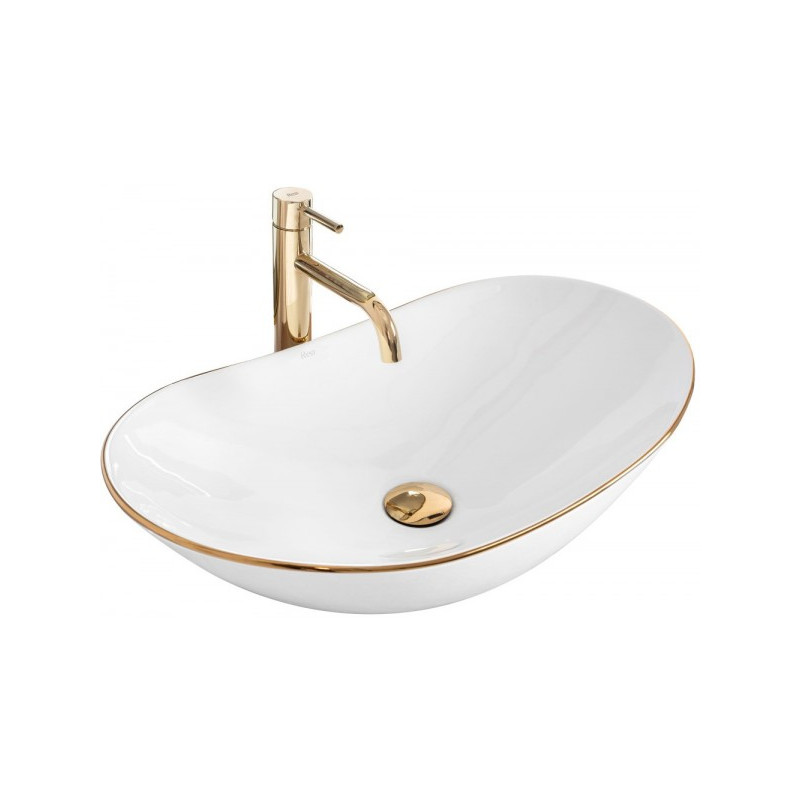 Умывальник Rea Royal Gold Edge