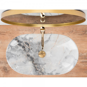 Умывальник Rea Royal Granit - вид сверху