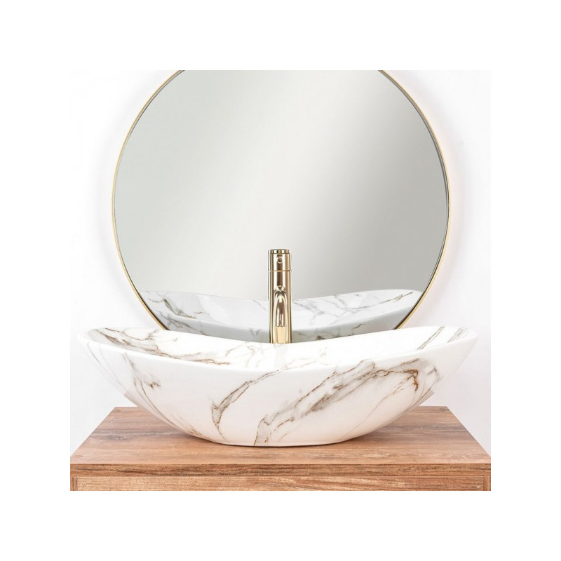 Умывальник Rea Royal Lava - вид спереди