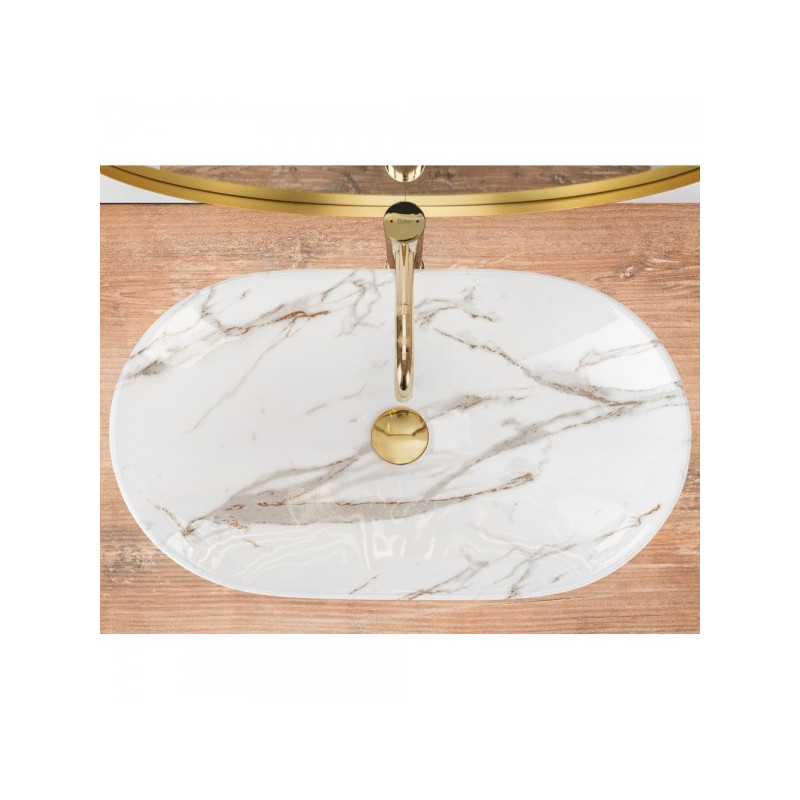 Умывальник Rea Royal Lava - вид сверху