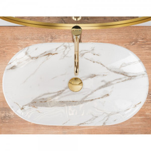 Умывальник Rea Royal Lava - вид сверху