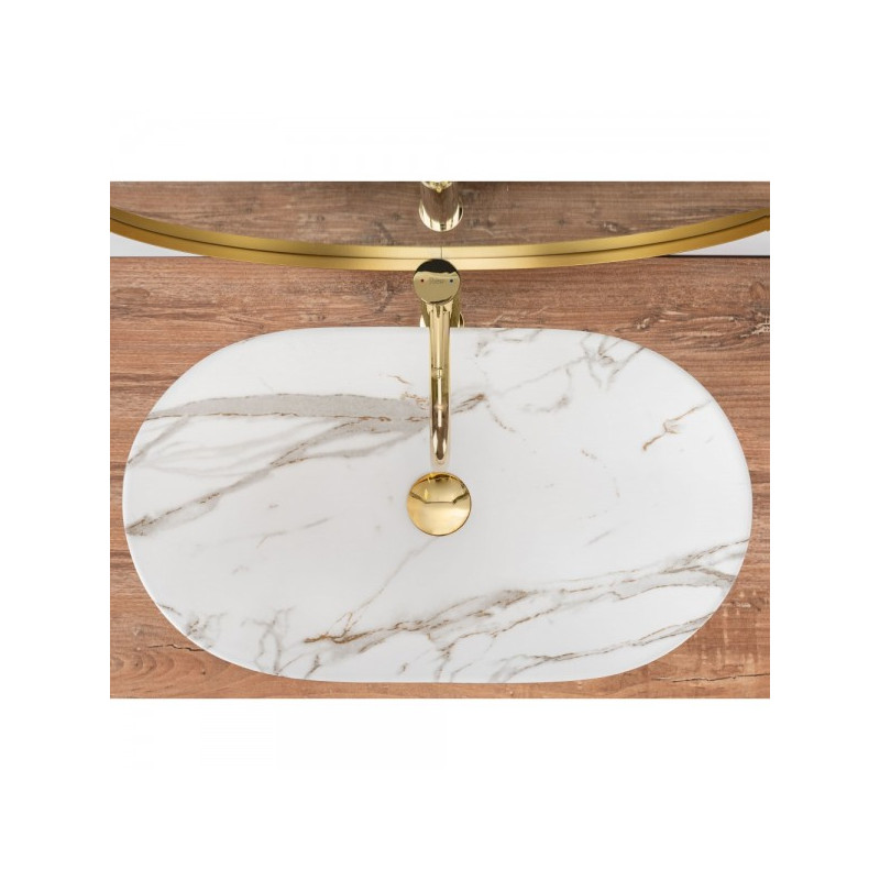 Умывальник Rea Royal Lava Matt - вид сверху