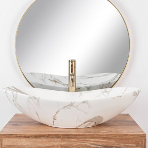 Умывальник Rea Royal Lava Matt - вид спереди