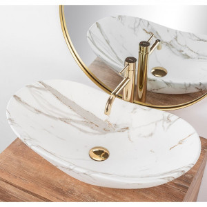 Умывальник Rea Royal Lava Matt - вид в интерьере