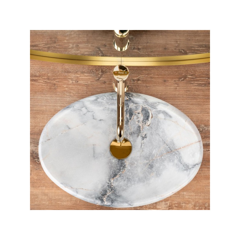 Умывальник Rea Linda Granit Matt - вид сверху