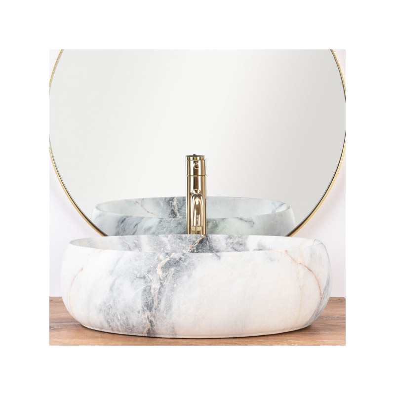 Умывальник Rea Linda Granit Matt - вид спереди