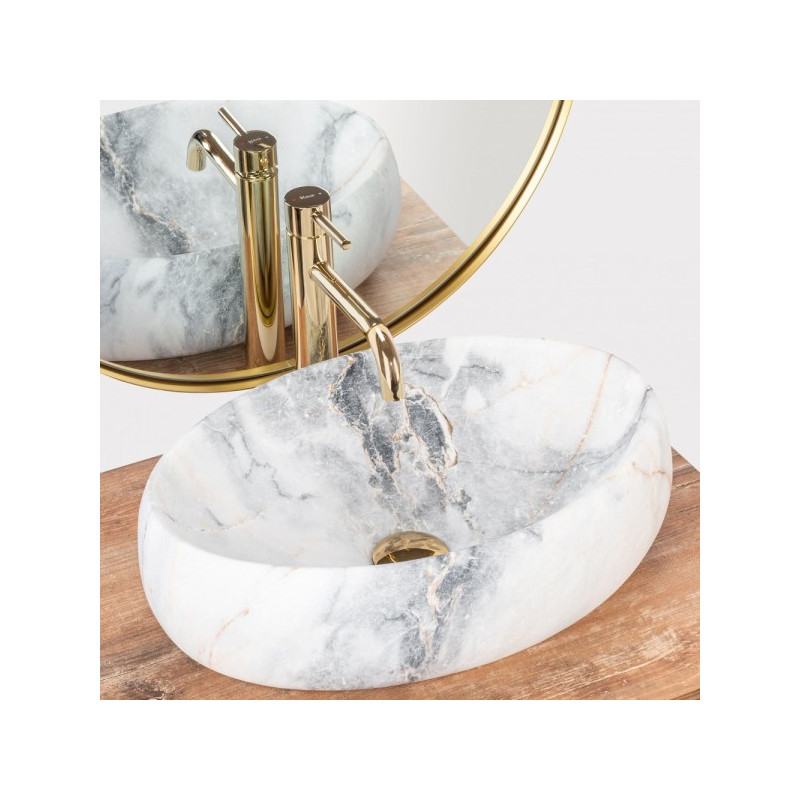 Умывальник Rea Linda Granit Matt - общий вид